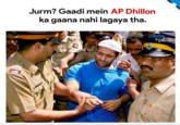 891 Jurm? Gaadi mein AP Dhillon ka gaana nahi lagaya tha. CRoll 21 official