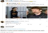 R Corn * @upblissed Dec 8 they released a DEMON for a WNBA player ????? SAY CHEESE! @SaycheeseDGTL - Dec 8 Russia frees WNBA player Brittney Griner in prisoner swap, with US releasing Russian arms dealer Viktor Bout. 1,540 ballin for ethan @ethanmonke62 Dec 8 Replying to @upblissed explain this in fortnite terms 1 20 5 Ted K fan page @wesuckman t 15.5K 9:55 AM Dec 8, 2022 167.5K 615 Replying to @ethanmonke62 and @upblissed Season 3 john wick traded for a free Christmas skin ⠀