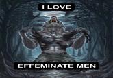 I LOVE EFFEMINATE MEN