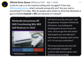 Official Sonic Gamer @SGamer1357 Mar 7, 2022 Is this for real or is the internet trolling with me again? If this real, @NintendoAmerica, what's actually wrong with you? Are you mad or something? If it's fake. Why do people want others to think that Nintendo is gonna literally Explode a Wii just because of a sequel? Report ad Nintendo Announces All Still-Functioning Wiis Will Self Destruct in 2023 hard-drive.net f Facebook Twitter BY MARK ROEBUCK ON MARCH 4, 2022 Reddit . perfect worni aut just barst into flames one day next year," said Doug Bowser, President of Nintendo of America. Just melting and shooting parts all over across the room. Once we get this new Switch Sports game out, we really don't want anyone enjoying a past version of it. I'm sure you understand." The announcement was met with the predictable reception of cynicism that seems to greet most Nintendo news as of late. ...