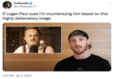 Coffeezilla @coffeebreak_YT If Logan Paul sues I'm countersuing him based on this highly defamatory image. 7:50 PM Jan 4, 2023 STAMPO Matsuhisa :