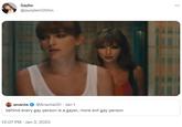 Sadie @purplem00nn anania @Anania00 Jan 1 behind every gay person is a gayer, more evil gay person 12:07 PM - Jan 3, 2023