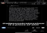 9:05 TT-Mobile Wi-Fi 9:31 PM June 10, 2020 10:23 PM Also feel IAWN repost! People like this do not deserve a place anywhere here. Send Message Yeah he went to school with me my freshman year, r---- an underage girl in Seattle and was a total creep to a bunch of other girls at my friends highschool in Seattle. Hung out with him once my freshman year when I was still 17 and he aggressively came on to me even after I told him no multiple times then tried to kiss me and get me to go back to his place even after I told him I was uncomfortable. Then he tried following me and my roommate home in the dark. Piece of f------ garbage 5G 8 O Message... @allgasnobrakesshow is a p------------ 0, 21% + ... Boost Highlight More