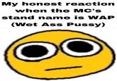 My honest reaction when the MC's stand name is WAP (Wet Ass P----)