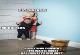 PSYCHOPATHS MURDERERS PEOPLE WHO COMMENT "THE WAFFLE HOUSE HAS FOUNT IT'S NEW HOST"