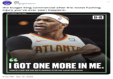 HEAVEN alex @highlghtheaven the burger king commercial after the worst f------ injury you've ever seen happens: H/T ESPN'S THE JUMP ATLANT 9:05 PM Dec 12, 2022 B-R 66 I GOT ONE MORE IN ME. VINCE CARTER ON RETURNING FOR HIS 22ND SEASON
