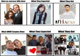 What Lus and loser WMs Want What AMWF Couples Want BASSOP What They Expected What They Expected What They Got "I don't look biracial: I look Chinese. So sadly, the Italian side of my heritage is not something I've felt connected to because it is not how I have been seen by society." r/HAPAS What They Got 17.40