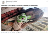 maia arson crimew @_nyancrimew me and bingle on our way to get interviewed 5 ALT 10:06 AM Jan 23, 2023 14.1K Views . I. ...