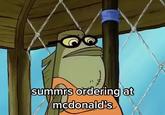 summrs ordering at mcdonald's