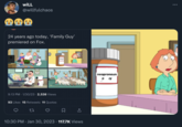 PopCrave uses Know Your Meme header for serious tweet WILL 00 @willfulchaos 24 years ago today, 'Family Guy' premiered on Fox. 18 9:13 PM 1/30/23 2,538 Views 93 Likes 15 Retweets 11 Quotes 22 10:30 PM. Jan 30, 2023 117.7K Views neopronoun р зу :