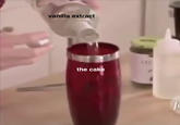 vanilla extract the cake