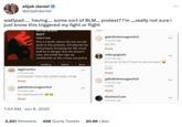elijah daniel @elijahdaniel wattpad..... having.... some sort of BLM... protest? I'm ,,,really not sure i just know this triggered my fight or flight YOU ARE READING RIOT FANFICTION this is a fanfic about the hot ass tall dude at the protests. Y/N attends her first protest, knowing her life could well be in danger. But she doesn't care, she holds her sign up confidently as she curses out police badboy bdsm egghearteu 2 minutes ago STOOOOOP THAT DID SOMETHING TO ME Reply gabstheteenagewitch 3 minutes ago my submissive ass Reply 7:44 AM Jun 6, 2020 dom : : gabstheteenagewitch 3 minutes ago say less Reply mikuspigtails 6 minutes ago of course sir don't have to ask me twice Daml.. ACAB Reply gabstheteenagewitch 2 minutes ago I STAN Reply R3cklessCum 3 minutes ago 2,201 Retweets 498 Quote Tweets 20.6K Likes ... : ... : ... :