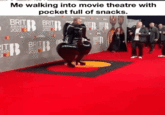 RIT RDS 34 Me walking into movie theatre with pocket full of snacks. BRIT AWARDS 2023 BRIT AWANDS 2023 BRIT AWARDS 2023 13 BR 8544