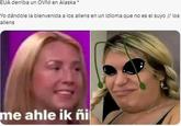 EUA derriba un OVNI en Alaska * Yo dándole la bienvenida a los aliens en un idioma que no es el suyo // los aliens me ahle ik ni