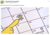 Relatable Spongebob @SpongeBobGetsIt Its National Annoy Squidward Day!! 15 21 16 22 17 27 23 8 -MPLOYEE ... 28