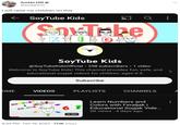 Aodán Hill Ⓒ @aodanhill I will raise my children on this SoyTube Kids OME SoyTube Kids @Soy TubeKidsOfficial 258 subscribers • 1 video Welcome to Soy Tube Kids! This channel provides fun, safe, and educational soyjak videos for children, ages 0-5. Sov-Tabe KTI DO VIDEOS NUMBERS & COLORS 6 Subscribe PLAYLISTS 3:30 9:34 PM. Feb 19, 2023 77.1K Views CHANNELS Learn Numbers and Colors with Feraljak | Educational Soyjak Vide... 2K views 4 days ago : ⠀