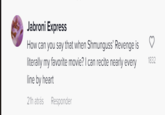 The Shmunguss Fallacy  Jabroni Express How can you say that when Shmunguss' Revenge is literally my favorite movie? I can recite nearly every line by heart 21h atrás Responder 1832