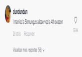 Shmunguss Category Comment dundundun I married a Shmunguss deserved a 4th season 2d atrás Responder Visualizar mais respostas (56) 59.9K