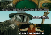 NO THANK YOU. WE DON'T WANT ANYMORE PREQUELS, SEQUELS, SKYWALKERS OR PALPATINES HOW ABOUT A BOUNTY HUNTER GANDALORIAN!