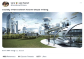 tara saw harry! @bookswithtara society when colleen hoover stops writing 6:17 AM - Aug 12, 2022 492 Retweets 81 Quote Tweets 5,771 Likes ...