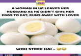 A WOMAN IN UP LEAVES HER HUSBAND AS HE DIDN'T GIVE HER EGGS TO EAT, RUNS AWAY WITH LOVER fo RVCJ www.RVCJ.COM WOH STREE HAI.. RVCJ Media GET IT ON Google Play