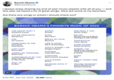 Barack Obama @BarackObama I always enjoy sharing my end of year music playlist with all of you and this year we heard a lot of great songs. Here are some of my favorites. Are there any songs or artists I should check out? ALT BARACK OBAMA'S FAVORITE MUSIC OF 2022 THE HEART PART 5 Kendrick Lamar TITÍ ME PREGUNTÓ Bad Bunny POF Ari Lennox SOMETHING IN THE ORANGE Zach Bryan LAST LAST Burna Boy AMERICAN TEENAGER Ethel Cain COMMUNION IN MY CUP Tank and The Bangas ft. The Ton3s PULL UP Koffee SAOKO Rosalía RUSH Ayra Starr BREAK MY SOUL Beyoncé LIFE IS GOOD SiR ft. Scribz Riley THAT'S WHERE I AM Maggie Rogers DODININ Leyla McCalla SUNSHINE Steve Lacy ft. Fousheé CALM DOWN Rema PROBLEM WITH IT Plains 6:30 PM Dec 23, 2022 35.8M Views FEELINGS 4 YOU Xavier Omär BELIZE Danger Mouse & Black Thought ft. MF DOOM TAMAGOTCHI Omar Apollo HOME MAKER Sudan Archives WHERE I GO NxWorries (Anderson .Paak & Knxwledge) ft. H.E.R. SHIRT SZA ABOUT DAMN TIME Lizzo 'ROUND MIDNIGHT Adam Blackstone & Jazmine Sullivan
