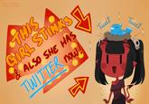 Pixiv | merunyaa Patreon merunyaa THIS GIRL STINKS & ALSO SHE HAS TWITTER now! 刃 Tweet Ell!!!! ElE 1=1113 E14 √=111= Tweet