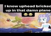 I know uphead bricked up in that damn plane
