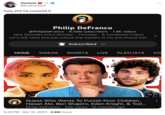 Victoria @Euphori Tori h-------- he covered it Philip DeFranco @Philip DeFranco · 6.33M subscribers 1.4K videos New Episodes every Monday - Thursday... & sometimes Friday! Let's talk news and pop culture that matters to me and should mat... HOME VIDEOS Subscribed ✓ SHORTS LIVE I 5:32 PM Mar 16, 2023 2.8M Views Guess Who Wants To Punish Poor Children, Hasan Abi, Ben Shapiro, Eden Knight, & Tod... Philip DeFranco 20K views 10 minutes ago : PLAYLISTS CO 19:21