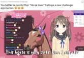 You better be careful Mori "Horse lover" Calliope a new challenger approaches 😳😳😳 Posted by u/newretrowavess 14 days ago You better be careful Mori "Horse lover" Calliope a new challenger approaches OVERLAY BY YREQUENCE NERO 310-73 ※コティクスクスアス: Kagabeat: Forlornwa: Firestorm_x92: borelax: keker azarkants: wot? ponrys1: crxss7: saios: lol dankest_memers: WheedleINT: Leaderboard Aletta Letticia Loffie Gala Violetta Juanett Live ambotato: AYAYAYAYA This horse is very cute. Can I ride it?
