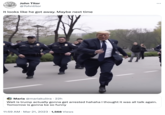 Trump Running From Police (AI art meme) A VE John Titor @7ohntitor It looks like he got away. Maybe next time Maria @mariakultra • 22h Wait is trump actually gonna get arrested hahaha I thought it was all talk again. Tomorrow is gonna be so funny 11:59 AM • Mar 21, 2023 1,568 Views :