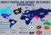 MOST POPULAR SPORT IN EVERY COUNTRIES FOOTBALL / SOCCER AMERICAN FOOTBALL GAELIC FOOTBALL AUSTRALIAN FOOTBALL CRICKET BASEBALL Bajookieland ICE HOCKEY BASKETBALL WRESTLING RUGBY BAJOOKIEBALL ‒‒‒‒‒‒‒. @TONYZARET