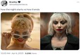 Bradley @bradleyberdecia how the night starts vs how it ends 12:00 AM • Apr 6, 2023 3,238 Views • :