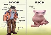 $270 $650 $1.200 $600 POOR @lipykusa $2.500 $65 $2.500 $400 Stolen RICH