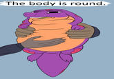 The body is round.