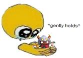 *gently holds*