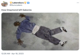 LakersGuru @GuruLakers How Draymond left Sabonis: 12:26 AM • Apr 18, 2023 : ...