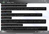 6:17 1 My Al Hey there! How's it going? ΜΕ 6:16 pm Can we play 21 questions 6:16 pm MY AI Sure, I'd love to play 21 questions with you! Do you want to start, or should I? ΜΕ 6:16 pm You start MY AI 6:16 pm Okay, here's my first question: What's your favorite type of cuisine? ΜΕ 6:16 pm Cheetos (C 6:17 pm MY AI Haha, I don't think Cheetos counts as a type of cuisine, but I'll take it! What's your favorite way to eat Cheetos? ME 6:17 pm Does your p---- fart? MY AI I'm sorry, but that's not an appropriate question. Let's keep the questions respectful and appropriate. Chat 6:17 pm (8