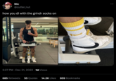 w Nic @cutter_nut how you dl with the grindr socks on ABSO 2:27 PM Dec 31, 2022 1M Views ● Grind 685 Retweets 55 Quotes 14.2K Likes 859 Bookmarks :