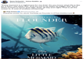 Zane Schacht - Voice Goblin @VoicesByZane "Every moment is a nightmare for me Ariel. Do you know what life is like for a fish? I eat other fish. And try not to be eaten by bigger fish. All of them scream in terror and rage, Ariel, all day and night. That is all the ocean is. A void of endless screaming." POP Pop Crave @PopCraveApr 26 Character poster for Jacob Tremblay as Flounder in #TheLittle Mermaid JACOB TREMBLAY FLOUNDER ⠀ Disney THE LITTLE MERMAID