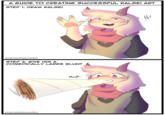 A GUIDE TO CREATING SUCCESSFUL RALSEI ART STEP 1: DRAW RALSEI SIMONSQUARED STEP 2: GIVE HIM A COMEDICALLY LARGE BLUNT SENTENT SIMONSQUARED Mmph Ï