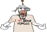 I Heart Brain Fungus Shirtjak de AD TAN I BRAIN FUNGUS