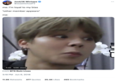 José/JK Mixtape @JoseOchoaTV me: I'm loyal to my bias *other member appears* me: 0:00 123K views From BTS Ruin Lives 3:19 PM Jun 6, 2018 11.9K Retweets 477 Quotes 25.4K Likes 493 Bookmarks : BU