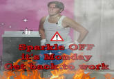 A Sparkle OFF it's Monday det back to work