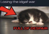 IDGAF War Losing the idgaf war CHEEMSITZ FULL OF DESPAIR