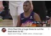 SPALDIN PayPal 2022 WESTERN SEMIFINALS CAME 7 DAL 107 PHX 65 TNT 4TH 7:10 23 Nalley Chris Paul hits a huge three to cut the lead down to 42 Sport and Things 468K views • 6 days ago 0:13 :
