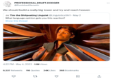 PROFESSIONAL DRAFT DODGER @PunishedGenetic We should build a really big tower and try and reach heaven /Jxt/Tim the Shitposting Linguist @LinguisticsShi1 May 2 What language opinion gets you this reaction? Show this thread 4:22 PM - May 4, 2023 - 1.1M Views 6,537 Retweets 116 Quotes 34K Likes 368 Bookmarks 17 Q