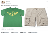 ahmad @Ahmutt this fit used to go so crazy 11:35 AM - Apr 9, 2020 100 250 200 1024 14.1K Retweets 6,053 Quotes 119.1K Likes 1,048 Bookmarks :