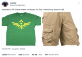 isohel @isohelsgarden wasted a fit there were no hoes in the chemistry zoom call 10:53 PM. Aug 25, 2020 1,583 Retweets 225 Quotes 10.4K Likes 141 Bookmarks :