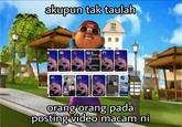prof heerp akupun tak taulah Aqilzz MRaihan Ari Mode Grati Wallenstein orang orang pada posting video macam ni
